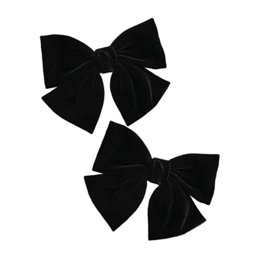 WOONEKY 2stücke Flanell Bowknot Haarnadel Haarschmuck Süße Kopfschmuck Haar Bogen Zubehör Für Damen Mädchen Party Hochzeit Gebrauch von WOONEKY