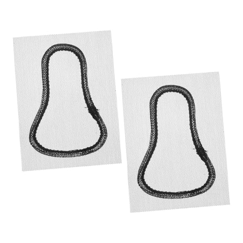 WOONEKY 2stücke Förmige Gehäkelte Haarnetze Für Perücken Haarverlängerungen Styling-hilfe Mühelose Anwendung Langlebiges Design Für Frauen von WOONEKY