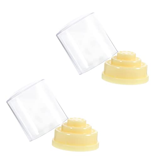 WOONEKY 2stücke Schleifkopfhülle Aus Langlebigem Material Schleifkopfhalter Mit Ausreichend Volumen Nagelschleifkopfbox Für Professionelle Maniküre Nail Art Tool Organizer Mit Hoher von WOONEKY