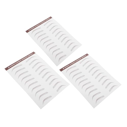 WOONEKY 3 Blätter Natürliche Haarähnliche Temporäre Brow Decals für und Mädchen Einfaches Schnelles Make Up Braun WOONEKY 3 Blätter Natürliche Haarähnliche Temporäre Brow Decals für und Mädchen Einfaches Schnelles Make Up Braun von WOONEKY