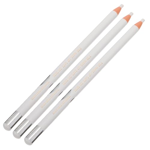 WOONEKY 3 Stück Teiliges Weißer Eyeliner Stift Wasserdichter Lidschatten Bleistift Hochwertiger Makeup Stift für Augen für Alltag und Professionelle Anwendung von WOONEKY