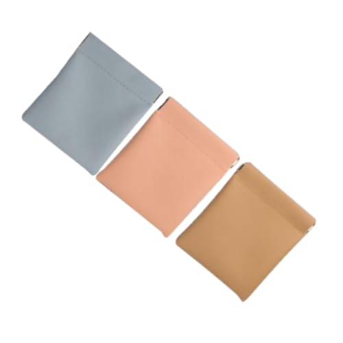 WOONEKY 3stücke Schminktaschen Für Damen Kleine Make-up Tasche Münztäschchen Tragbare Aufbewahrungsbeutel Reise-schminktasche Kosmetiktasche Zum Organisieren Von Kleinen Gegenständen von WOONEKY