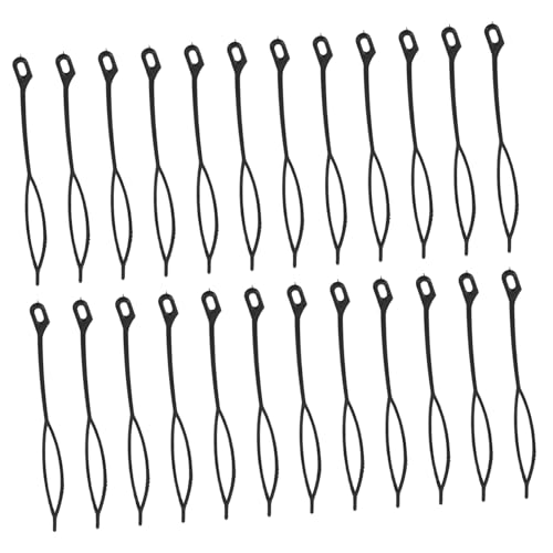 WOONEKY 30 Stück Teiliges Dreadlocks Häkelnadel Set aus Kunststoff Ergonomische Haarnadeln für Vielseitige Frisuren Wiederverwendbar Leichtes Design für Zöpfe Haarknoten und von WOONEKY