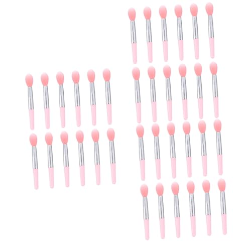 WOONEKY 36stücke Lippenpinsel Set Lippenmasken Für Präzise Anwendung Von Lippenstift Und Lip Balm Transparent Griff Für Tägliches Make-up von WOONEKY
