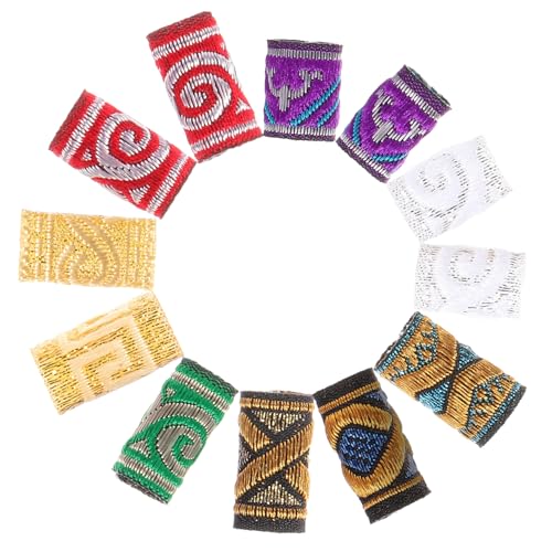 WOONEKY 36stücke Farbige Haarbänder Für Dreadlocks Und Zöpfe Handgemachte Haar-ringe Für Hochzeiten Partys Und Alltag Vielseitige Haar-accessoires Für Damen Und Mädchen von WOONEKY
