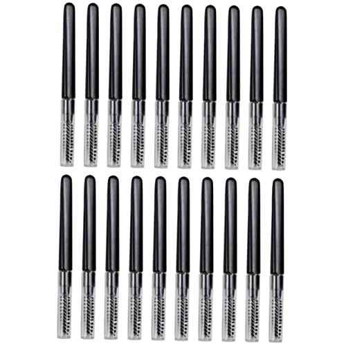 WOONEKY 60stücke Teiliges Von Tragbaren Augenbrauenbürsten Mit Kappen Für Präzises Augenbrauenstyling Und Wimpernpflege Für Damen Und Herren Für Täglichen Gebrauch von WOONEKY
