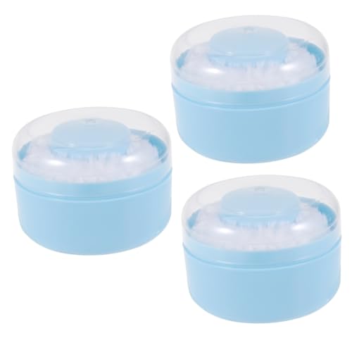 WOONEKY 3sätze Body Powder Puff Box Talcum Powder Puff Container Für Mädchen Wiederverwendbar Staubfrei Mit Puderquaste Für Sanfte Anwendung Baden Für Hautpflege von WOONEKY