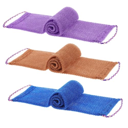 WOONEKY 3stücke Teiliges Back Exfoliating Scrubber Handtücher Körperpeeling Tücher Für Dusche Und Bad Sanfte Hautreinigung Für Rücken Und Körperpflege von WOONEKY
