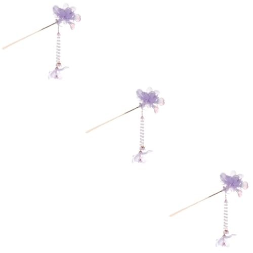 WOONEKY 3stücke Dangle Tassel Vintage Haarstab Mit Blumen-design Eleganter Haarschmuck Für Hochzeiten Partys Und Besondere Anlässe Für Damen Und Mädchen von WOONEKY