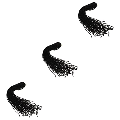 WOONEKY 3stücke Dreadlock Extension Häkelhaare Für Frauen Und Männer Lange Leichte Und Bequeme Dreads Im Hip-hop-stil Für Partys Cosplay Und Alltagsmode von WOONEKY