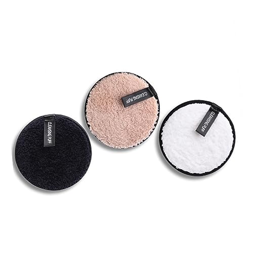 WOONEKY 3stücke Make-up-entferner-schwamm Gesichtsreinigungswatte Waschbarer Reinigungsschwamm Entfernerschwamm Für Make-up Doppellagiger Gesichtsschwamm Für Tägliche Anwendung von WOONEKY