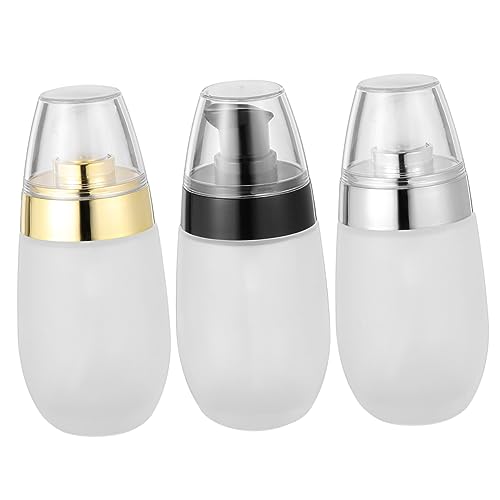 WOONEKY 3stücke Wiederverwendbare Pumpspender Flaschen Für Kosmetik Leere Nachfüllbare Behälter Für Hautpflege Make-up Entferner Und Mehr Für Zuhause Und Reisen von WOONEKY