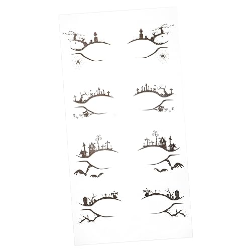 WOONEKY 4paare Augen Make-up Sticker Temporäre Eyeliner Aufkleber Für Frauen Passend Für Festivals Cosplay Und Partys Einfach Anzuwenden Augen-make-up-lösung von WOONEKY