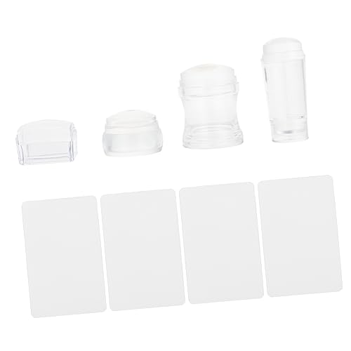 WOONEKY 4sätze Nagelkunst Stempel Für Maniküre Mit Transferstempeln Nagellack Design Werkzeuge Zum Selbermachen Geeignet Für Heim Und Studio Nutzung von WOONEKY