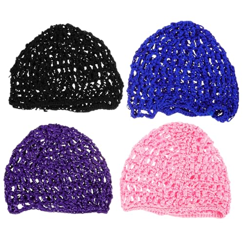 WOONEKY 4stücke Netzhüte Für Damen Schlafmütze Für Damen Mesh Hüte Für Frauen Atmungsaktive Haar Netze Netzhüte Zum Lesen Und Tragen von WOONEKY