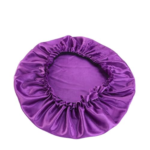 WOONEKY 4stücke Seidenspitze Schlafmütze Kreative Runde Damen Nachtmütze Schönheit Schwarz Rosa Silber von WOONEKY