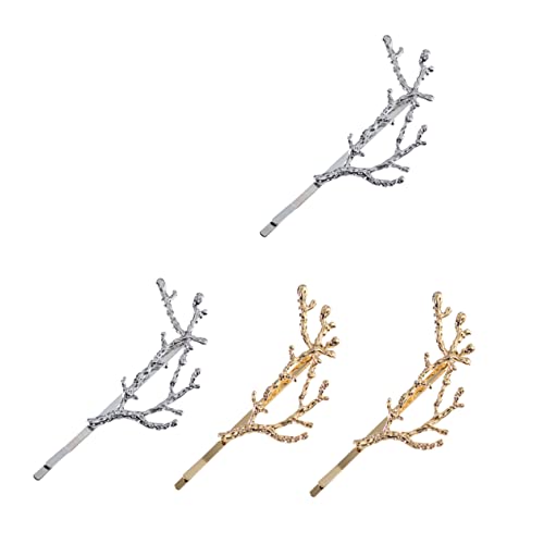 WOONEKY 4stücke Haarspange Mode Kopfschmuck Frauen Accessoire Haar Clips Für Geburtstagsfeiern Hochzeiten Festivals Schmucke Design von WOONEKY