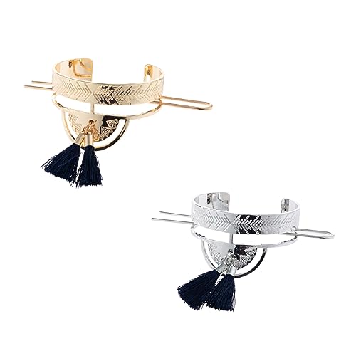 WOONEKY 4stücke Haarklammern Mit Quasten Vintage Haarschmuck Für Damen Für Hochsteckfrisuren Und Looks Leicht Und Langlebig Für Partys Hochzeiten Und Besondere Anlässe von WOONEKY