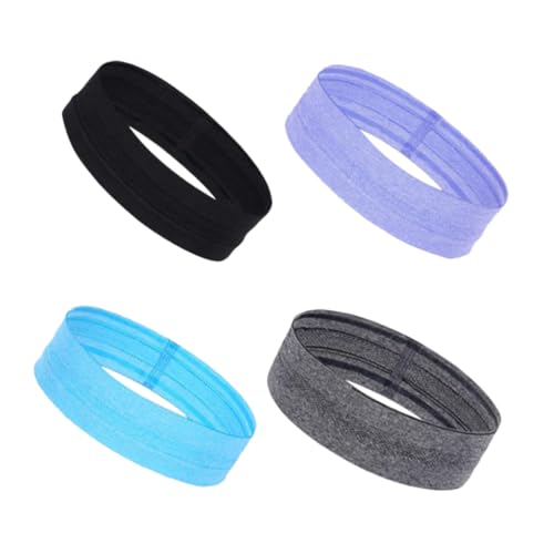 WOONEKY 4 Stück Teiliges Elastisches Sport stirnband mit Anti rutsch silikonstreifen Atmungsaktiv Schweißabsorbierend Vielseitig für Yoga Laufen Fitness Outdoor in Schwarz Himmelblau WOONEKY 4 Stück Teiliges Elastisches Sport stirnband mit Anti rutsch silikonstreifen Atmungsaktiv Schweißabsorbierend Vielseitig für Yoga Laufen Fitness Outdoor in Schwarz Himmelblau von WOONEKY