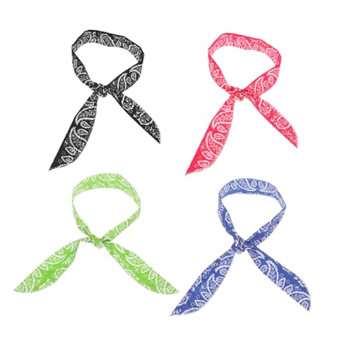 WOONEKY 4 Stück Teiliges Sommerliches Haarband Dekoratives Leichtes Stirnband aus Baumwollmischung Kühler Damen Haarschal in Rot Grün Blau mit Modischem Blattmuster Vielseitig für Alltag WOONEKY 4 Stück Teiliges Sommerliches Haarband Dekoratives Leichtes Stirnband aus Baumwollmischung Kühler Damen Haarschal in Rot Grün Blau mit Modischem Blattmuster Vielseitig für Alltag von WOONEKY