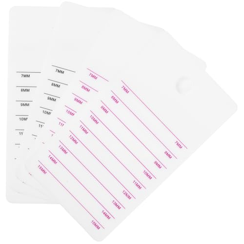 WOONEKY 4 Stück Wimpernablage mit Teiliges Wimpernverlängerung Organizer Falsche Wimpern Aufbewahrungsbrett für Kosmetikerinnen Schönheitsstudio und Heimgebrauch von WOONEKY