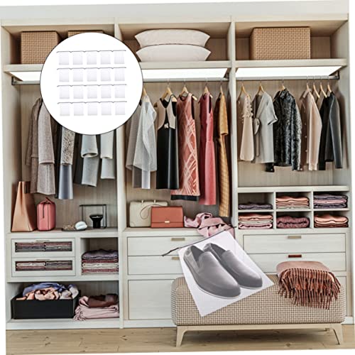 WOONEKY 40 Stück Teiliges Transparentes Eva Kosmetikbeutel mit Zugband Kleine Frosted Verpackungstaschen Vielseitiger Reise Organizer für Wimpern Kosmetik und Kleine Accessoires von WOONEKY