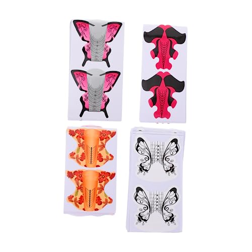 WOONEKY 400stücke Nagelaufkleber Nagelformen Zur Verlängerung Maniküre-werkzeuge Aufkleber Für Und Zuhause Einfach Anzuwenden von WOONEKY