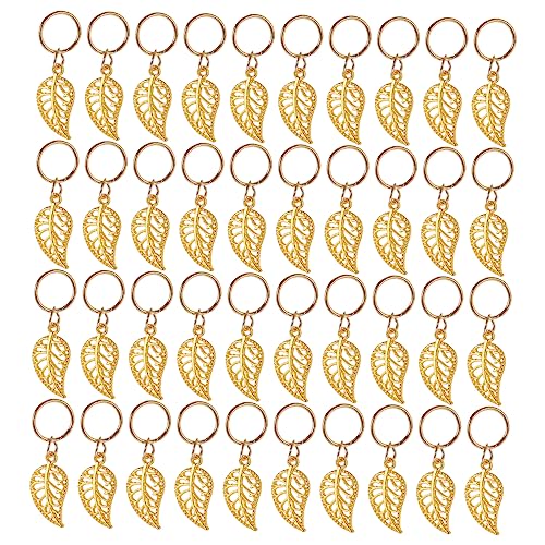 WOONEKY 40stücke Dreadlock Anhänger Legierung Haar Ring Anhänger Haarschmuck Haar Zubehör Für Dreadlocks Flechten von WOONEKY