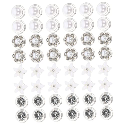 WOONEKY 48stücke Teiliges Braut Haarnadeln Mit Perlen Elegante Spiral-haarspangen Für Hochzeiten Partys Und Besondere Anlässe Kreative Haaraccessoires Für Verschiedene Stile von WOONEKY