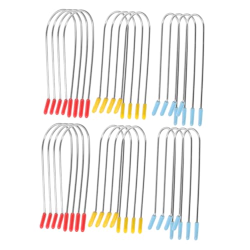 WOONEKY 48stücke Lockenwickler-clips Sicherungsstifte Für Frauen Und Mädchen U-förmiges Clip-design Ersatzclips Für Lockenwickler Geeignet Für Verschiedene Haartypen von WOONEKY