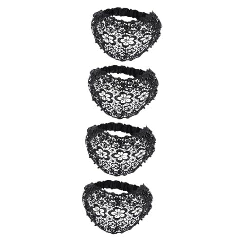 WOONEKY 4stücke Blossom Haarband Mit Kunstperlen Hochzeitsaccessoires Für Braut Und Festlichkeiten Breiter Rutschfester Haarschmuck Für Damen Und von WOONEKY