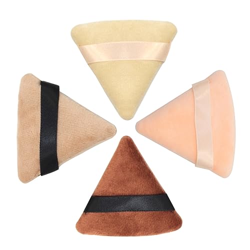 WOONEKY 4stücke Dreieck Make-up Kissen Gesichts Pulver Applikator Für Foundation Creme Concealer Puder Mit Band Für Mädchen Gesichtspflege von WOONEKY