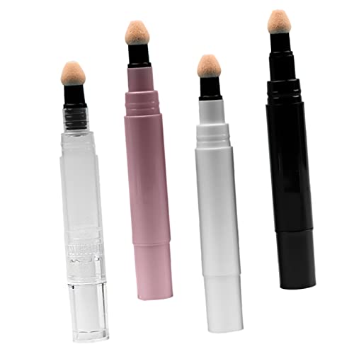 WOONEKY 4stücke Leere Tube Für Flüssige Grundierung Lip Gloss Spender Flasche Kosmetikbehälter Lippenöl- von WOONEKY