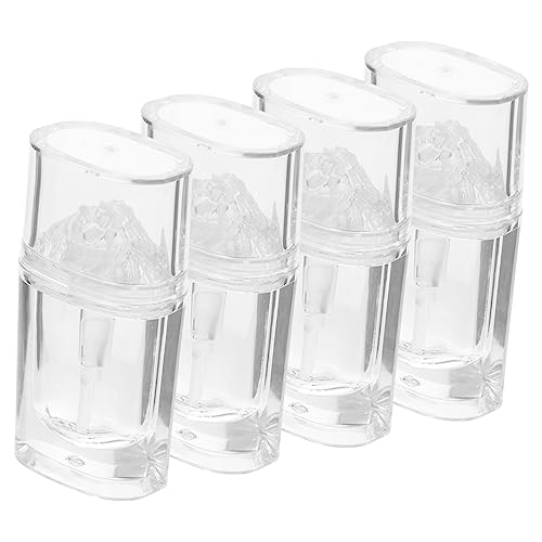 WOONEKY 4stücke Transparent Leere Lip Gloss Rohre Nachfüllbar Lip Gloss Flaschen Kosmetik Behälter von WOONEKY