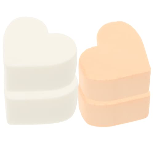 WOONEKY 4stücke Wiederverwendbare Make-up Schwämme Kosmetische Werkzeuge Für Damen Gesicht Foundation Concealer Puder Mit Einfach Aufzutragen Und Leicht Zu Reinigen von WOONEKY
