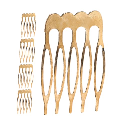 WOONEKY 5stücke Haarkämme Für Damen Kleine Metall-haarkämme Als Accessoires Für Zuhause Reise Und Styling Von Feinem Haar von WOONEKY