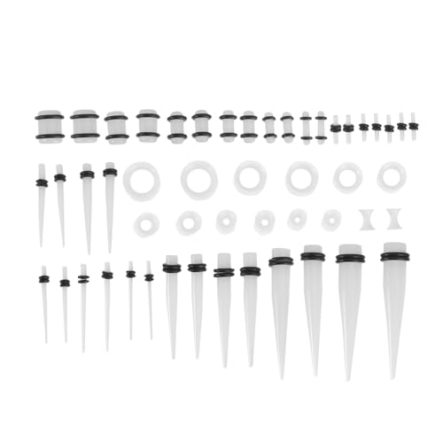 WOONEKY 50 Stück Teiliges Acryl Ohrpiercing Transparent Nachtleuchtend Rostfreie Auricle Piercing Schmuck Hautfreundlich Modisch Angenehm zu Tragen für Damen und Herren WOONEKY 50 Stück Teiliges Acryl Ohrpiercing Transparent Nachtleuchtend Rostfreie Auricle Piercing Schmuck Hautfreundlich Modisch Angenehm zu Tragen für Damen und Herren von WOONEKY