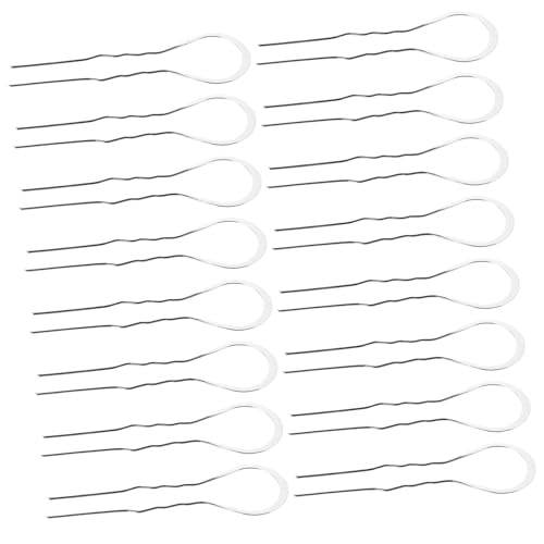 WOONEKY 50 Stück U Förmige Haarnadeln Handgemachte Stabile und Vielseitige Haarnadeln aus für DIY Haarstyling Vintage Attraktivität Einfach Anzuwenden für und Mädchen von WOONEKY