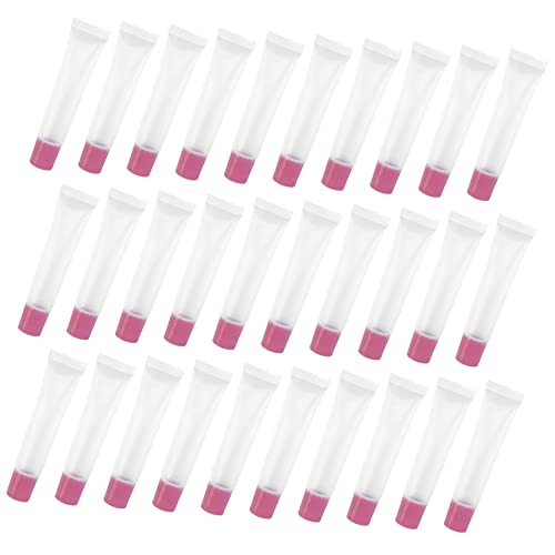 WOONEKY 50stücke Transparente Leere Lipgloss-tuben Klar Lip Gloss Squeeze Tubes Für Diy Kosmetische Lippenbalsam-flaschen Behälter von WOONEKY