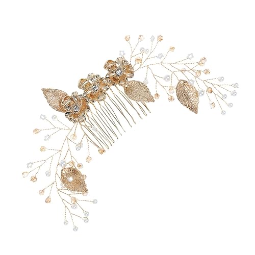 WOONEKY 5 Stücke Hochzeit Braut Kopfschmuck Kamm Kristall Decor Haar Zubehör Für Braut Party Für Zubehör von WOONEKY