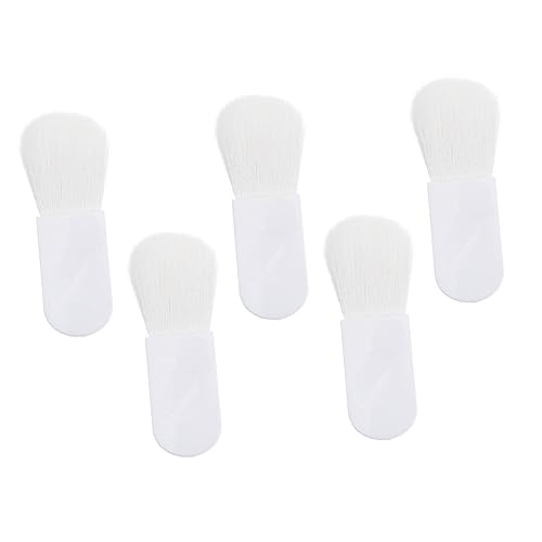 WOONEKY 5Stücke Teiliges Mini Blush Pinselset Tragbare Kosmetische Pinsel mit Weichen Borsten für Blush und für Mädchen und Reisen Weiß WOONEKY 5Stücke Teiliges Mini Blush Pinselset Tragbare Kosmetische Pinsel mit Weichen Borsten für Blush und für Mädchen und Reisen Weiß von WOONEKY
