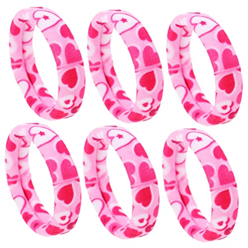 WOONEKY 6 Stck. Elastische Haargummis für Damen Hochwertige Haarseile für Mittellanges oder Dickes Haar Haaraccessoires für Feste von WOONEKY