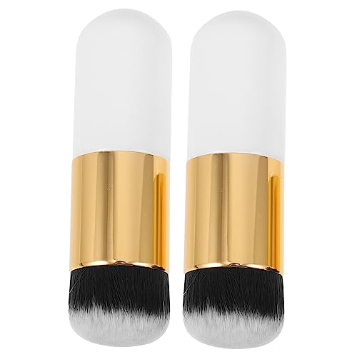 WOONEKY 3er-set Make-up-pinsel-set Mischpinsel Für Flüssige Grundierung Und Kunsthaar Kein Ausfallen Für Frauen Und Damen 2 Stück * 3 von WOONEKY