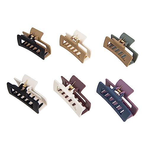 WOONEKY 6stücke Haarklammern Für Dickes Haar Große Haarspangen Für Frauen Zur Haarstylings Für Täglichen Gebrauch Verschiedenen Farben Erhältlich von WOONEKY
