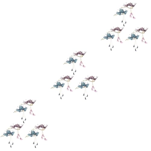 WOONEKY 6stücke Schmetterlings-haarclips Mit Quasten Metallische Haarspangen Für Haaraccessoire Für Besondere Anlässe Und Alltag Vielseitig Kombinierbar von WOONEKY