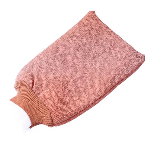 WOONEKY 6 Stück Peeling Badehandschuhe Duschhandschuhe Für Körperpeeling Einheitsgröße Nylon Maschinenwaschbar Mit Aufhängeschlaufe Für Männer Und Frauen von WOONEKY