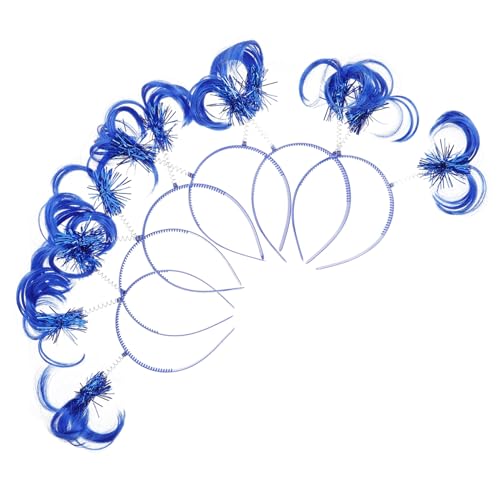 WOONEKY 6stücke Junge Mädchen Stirnbänder Für Mädchen Party Kopfbedeckung Haarband Stirnband Filigranes Haaraccessoire Für Freizeit Und Festlichkeiten Für Geburtstage Cosplay Und Maskenbäl von WOONEKY