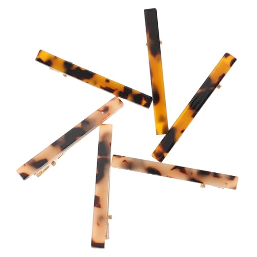 WOONEKY Haarspangen 6 Stücke Acetat Haarklammern für Damen Rutschfeste Haaraccessoires für Dickes Haar Stilvolle Krokodilklemmen für Alltag Geburtstagsgeschenke von WOONEKY