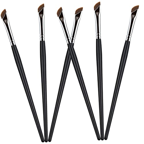 WOONEKY 6 Stück Teiliges Make Up Pinselset mit Schrägem Eyeliner Pinsel Flacher Augenbrauenpinsel und Concealer Pinsel Ergonomisch Flexibel und Robust für Präzises Schminken zu Hause und WOONEKY 6 Stück Teiliges Make Up Pinselset mit Schrägem Eyeliner Pinsel Flacher Augenbrauenpinsel und Concealer Pinsel Ergonomisch Flexibel und Robust für Präzises Schminken zu Hause und von WOONEKY