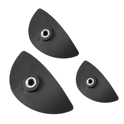 WOONEKY 6 Stück Teiliges Silikon Lidschatten Stempel mit Großen Mittleren und Kleinen Silikonblättern Make Up Werkzeug für Kreative Anwendung und Anfänger von WOONEKY